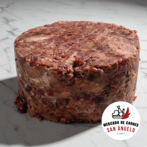 Chicharrón prensado San Ángelo — carne de cerdo sazonada y prensada lista para cocinar